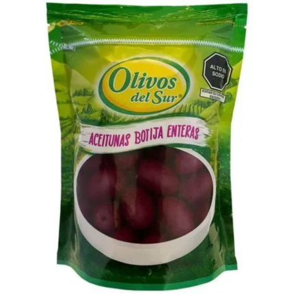 Aceitunas en Conserva OLIVOS DEL SUR De botija deshuesada Doypack 250G