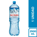 Agua Mineral SAN MATEO Sin Gas Botella 2.5L