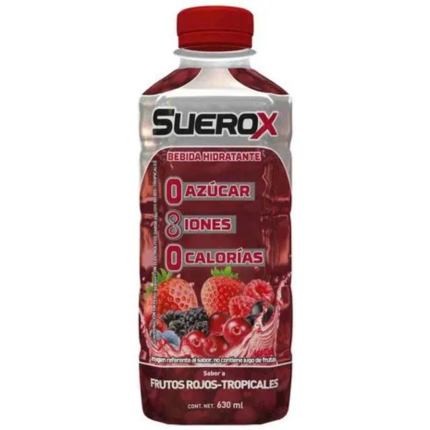 Bebida Rehidratante SUEROX Frutos Rojos Botella 630ml