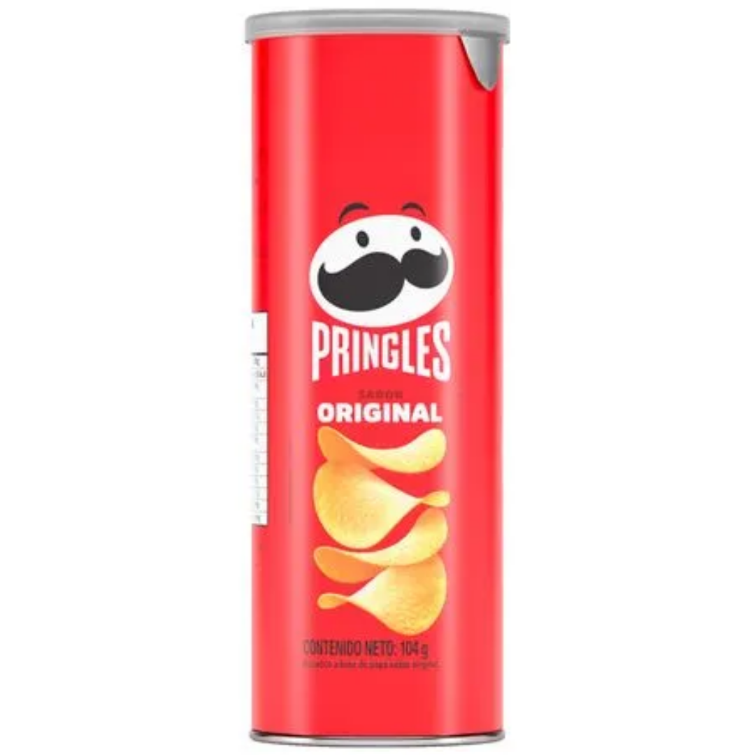 7 Papas PRINGLES Original Lata 104g - Imagen 1